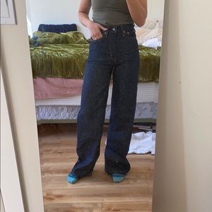 Levi’s rib cage wide leg jean